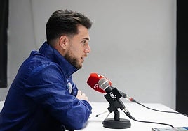 Jorge García, durante su intervención en la rueda de prensa de este viernes.
