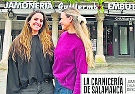 Estefanía y María, responsables de La Carnicería de Salamanca.