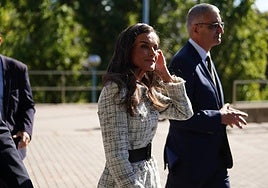 La reina Letizia, en su última visita a la capital con motivo del Día Mundial de la Investigación del Cáncer.