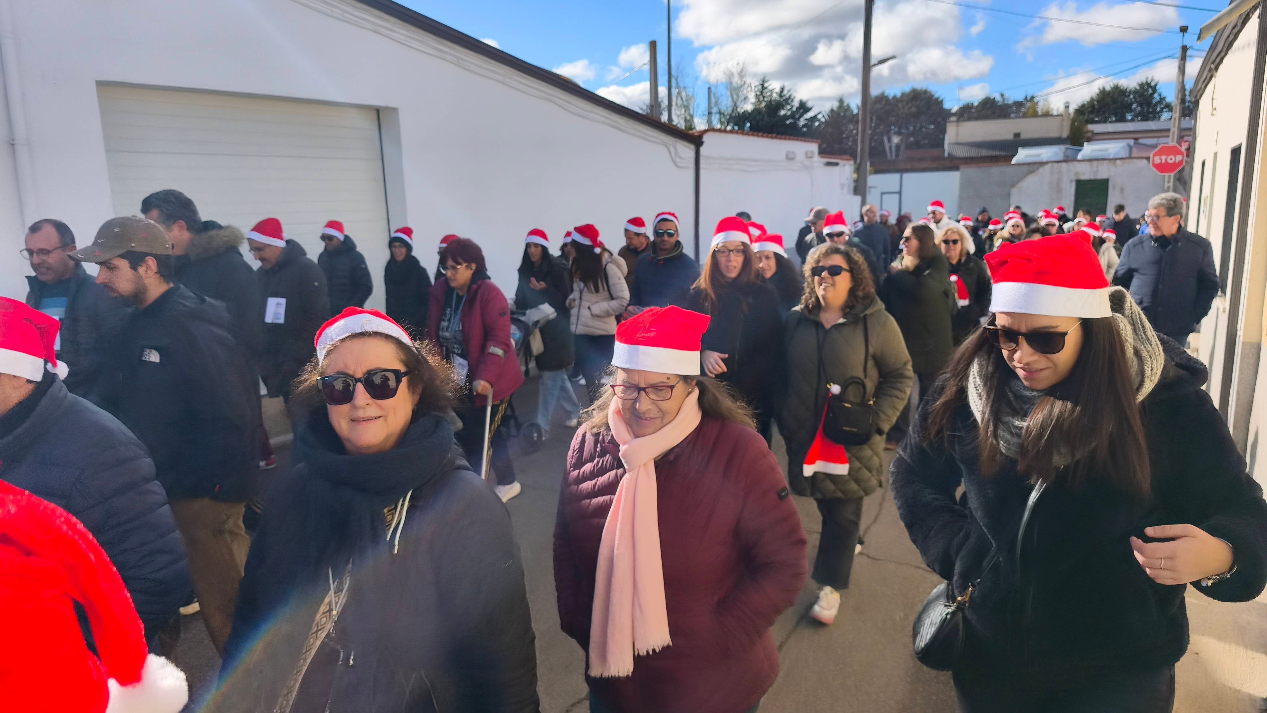 Pasos solidarios con acento navideño en Babilafuente
