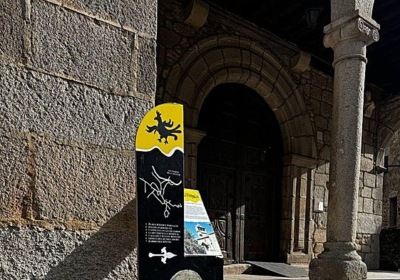 Uno de los puntos está junto a la iglesia del municipio