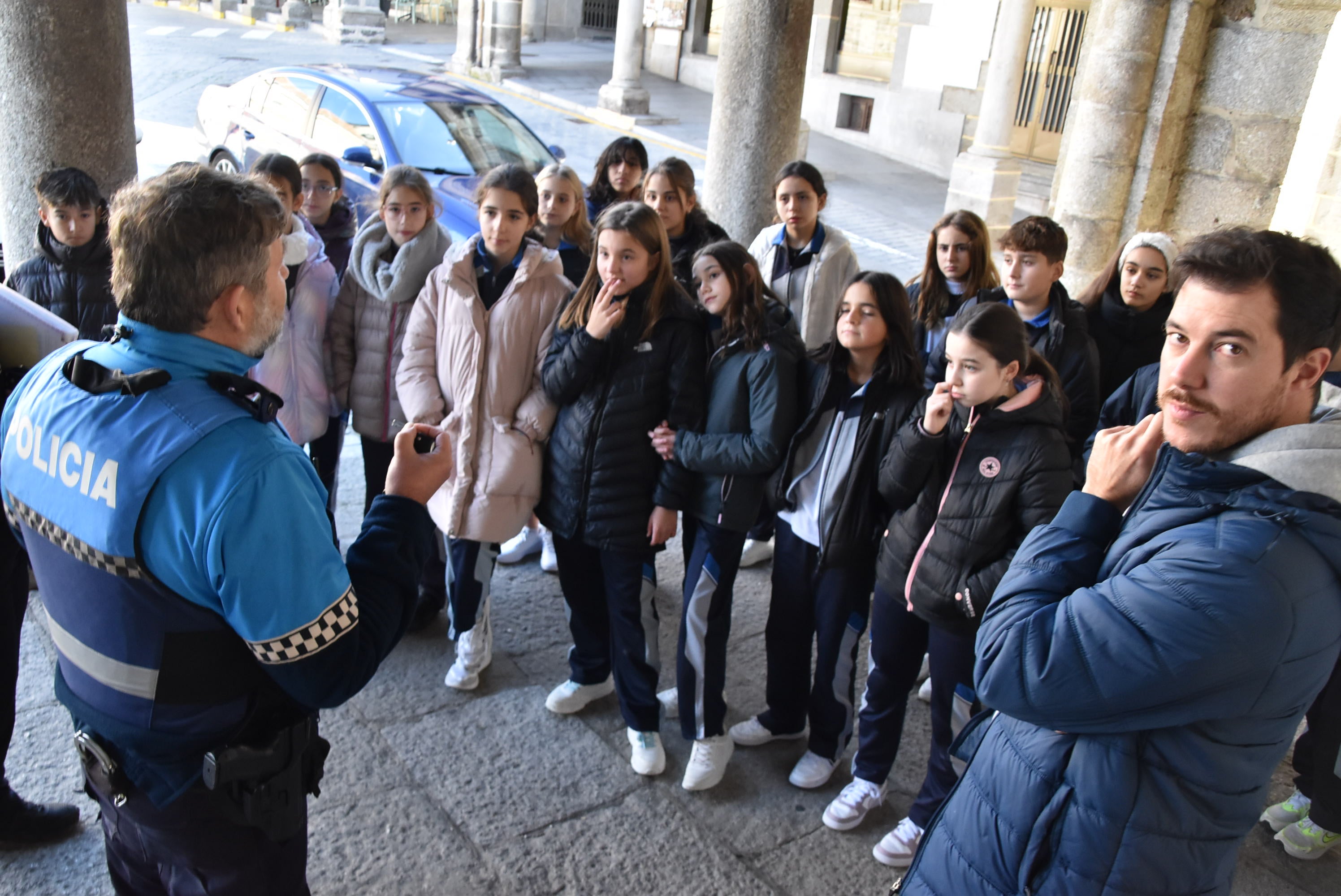 Visita de los colegios al Ayuntamiento de Béjar para conocer su funcionamiento