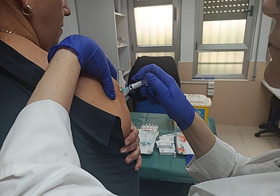 Imagen de la vacunación sin cita del fin de semana en Salamanca.