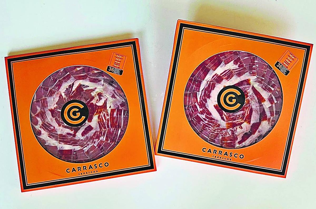 Carrasco Ibéricos presenta un envase en plato redondo, que es todavía más práctico y cómodo.