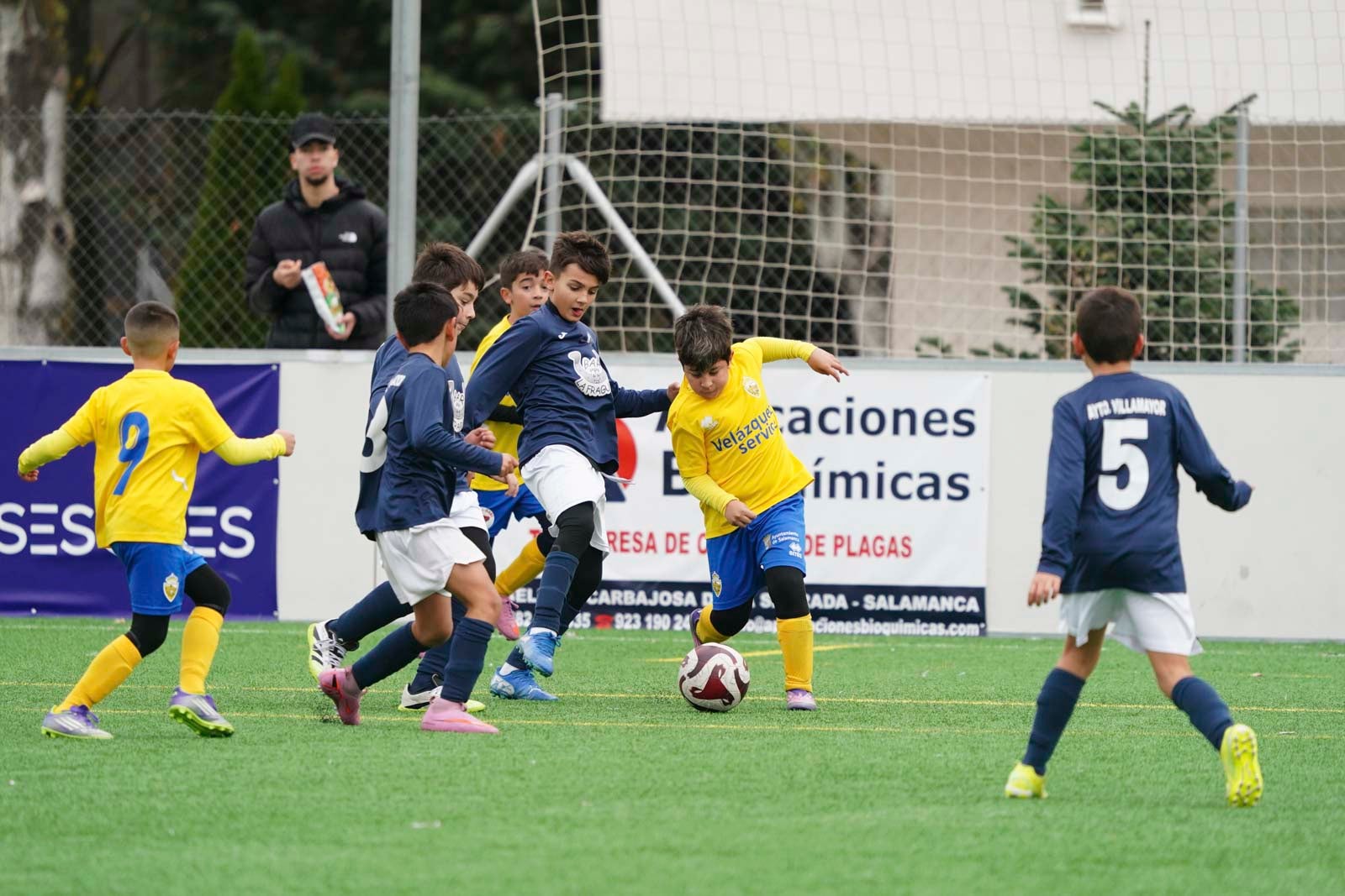 Las mejores imágenes de la jornada 9 en el fútbol base