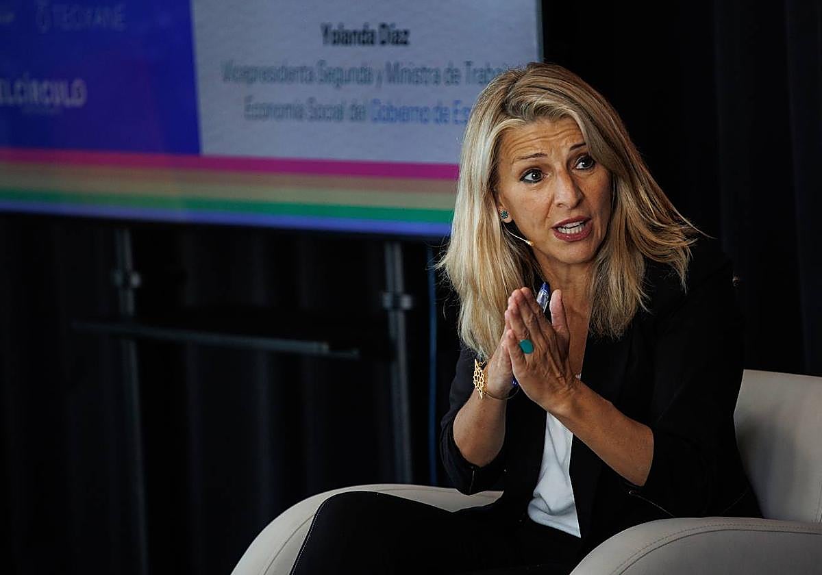 La vicepresidenta segunda y ministra de Trabajo, Yolanda Díaz.