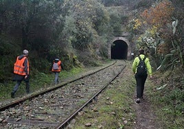 Uno de los túneles que forman parte del recorrido.