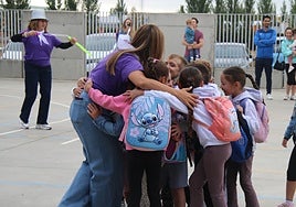 Escolares de Carbajosa de la Sagrada.