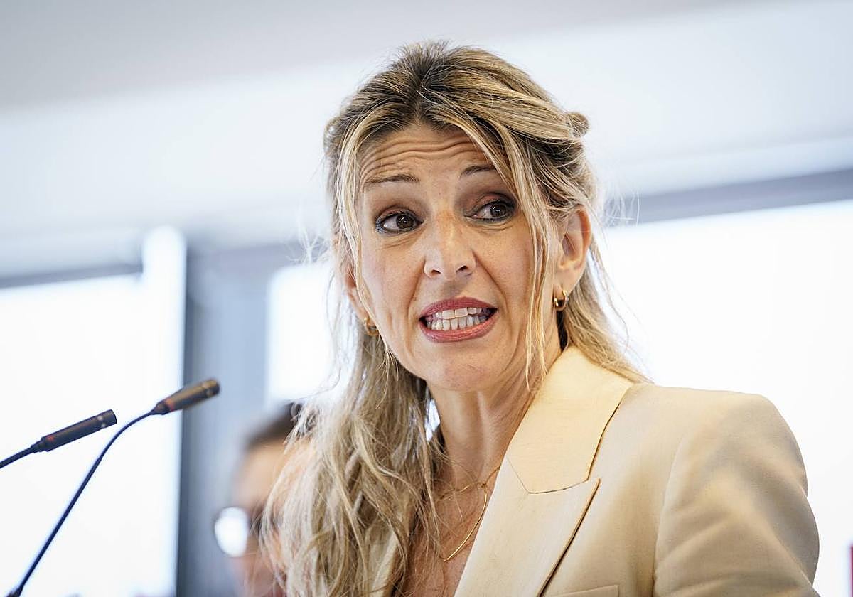 La vicepresidenta segunda y ministra de Trabajo y Economía Social, Yolanda Díaz.