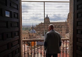 Vistas de la ciudad desde una de las torres de La Clerecía en el recorrido de Scala Coeli.