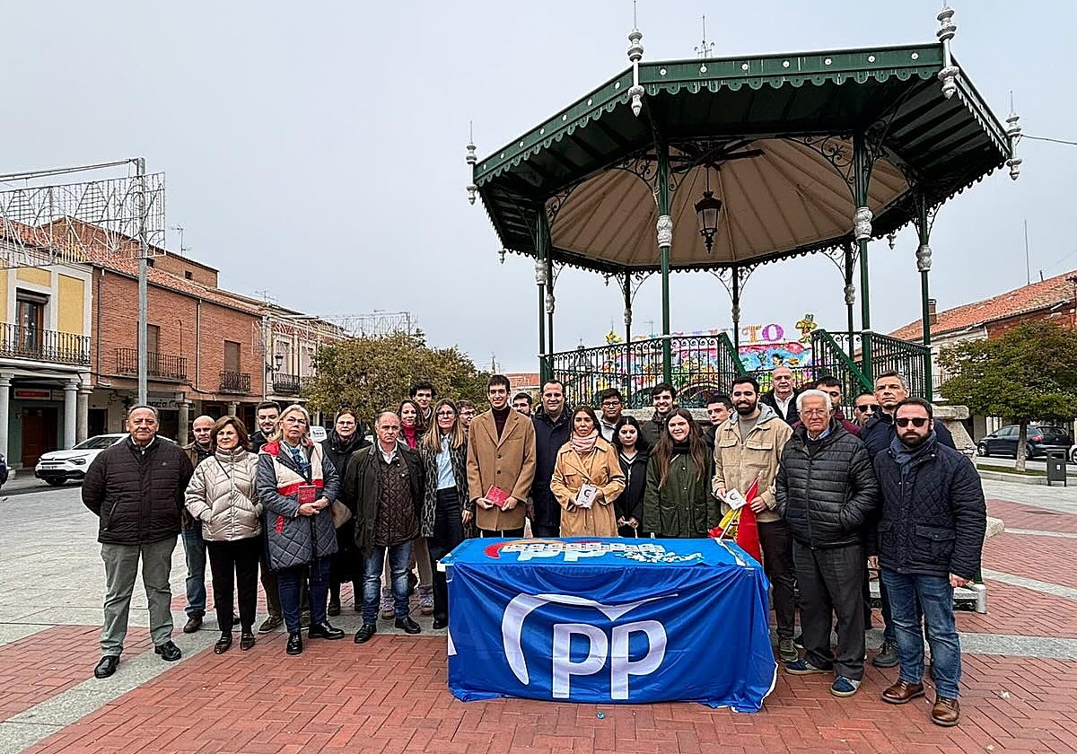 El PP celebra el Día de la Constitución en 2024 en Peñaranda.