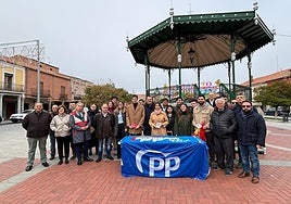 El PP celebra el Día de la Constitución en 2024 en Peñaranda.