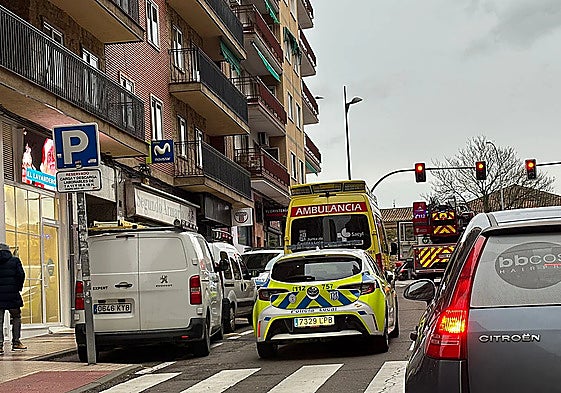 Imagen del incidente en la calle de los Maristas.