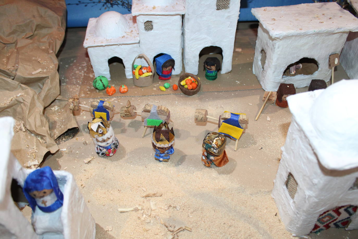 Béjar abre su muestra solidaria de belenes