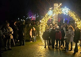 Un grupo de amigos y familiares en la 'Isla de la Navidad', en la Isla del Soto