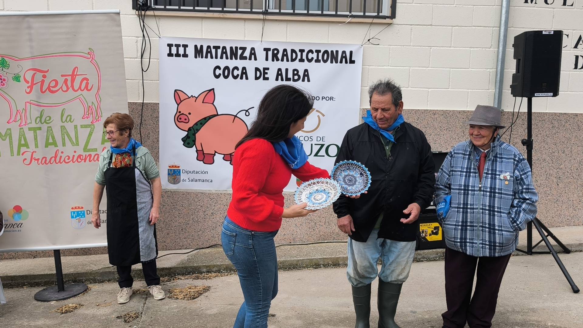 Homenaje a los más sabios en Coca de Alba
