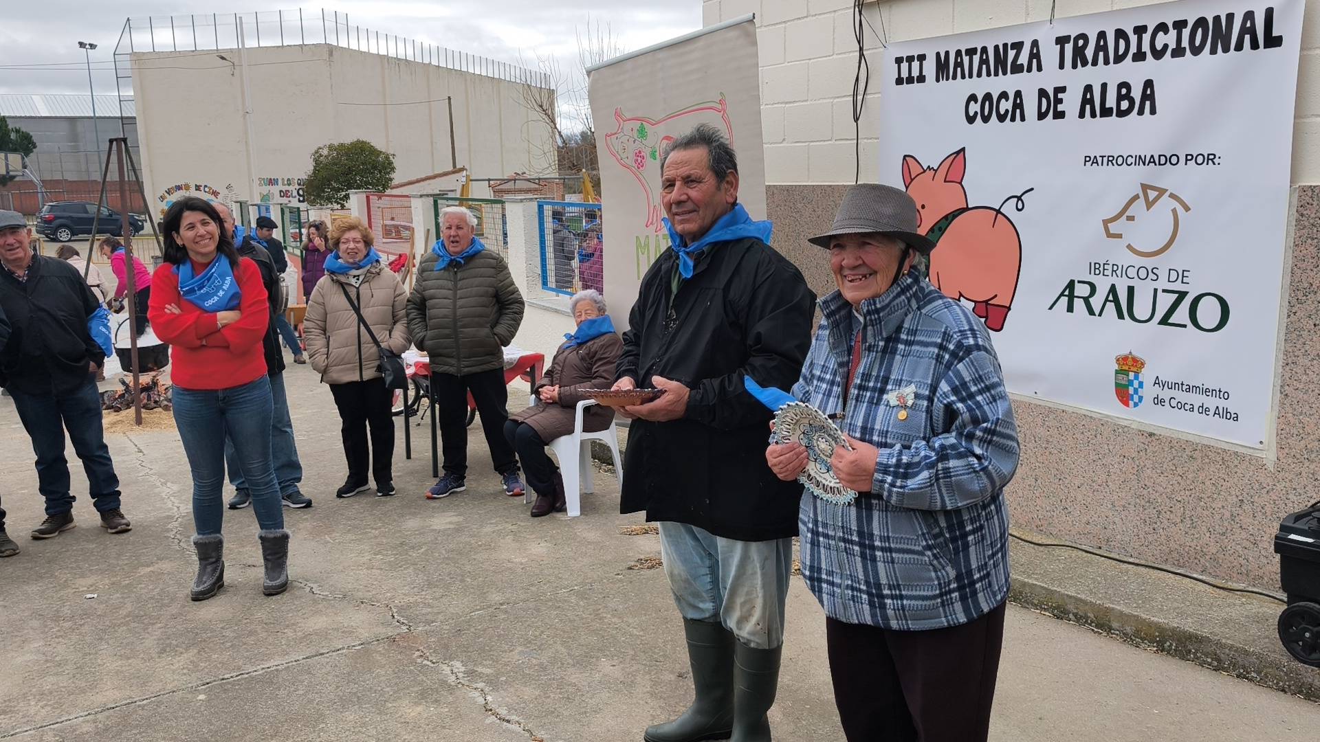 Homenaje a los más sabios en Coca de Alba