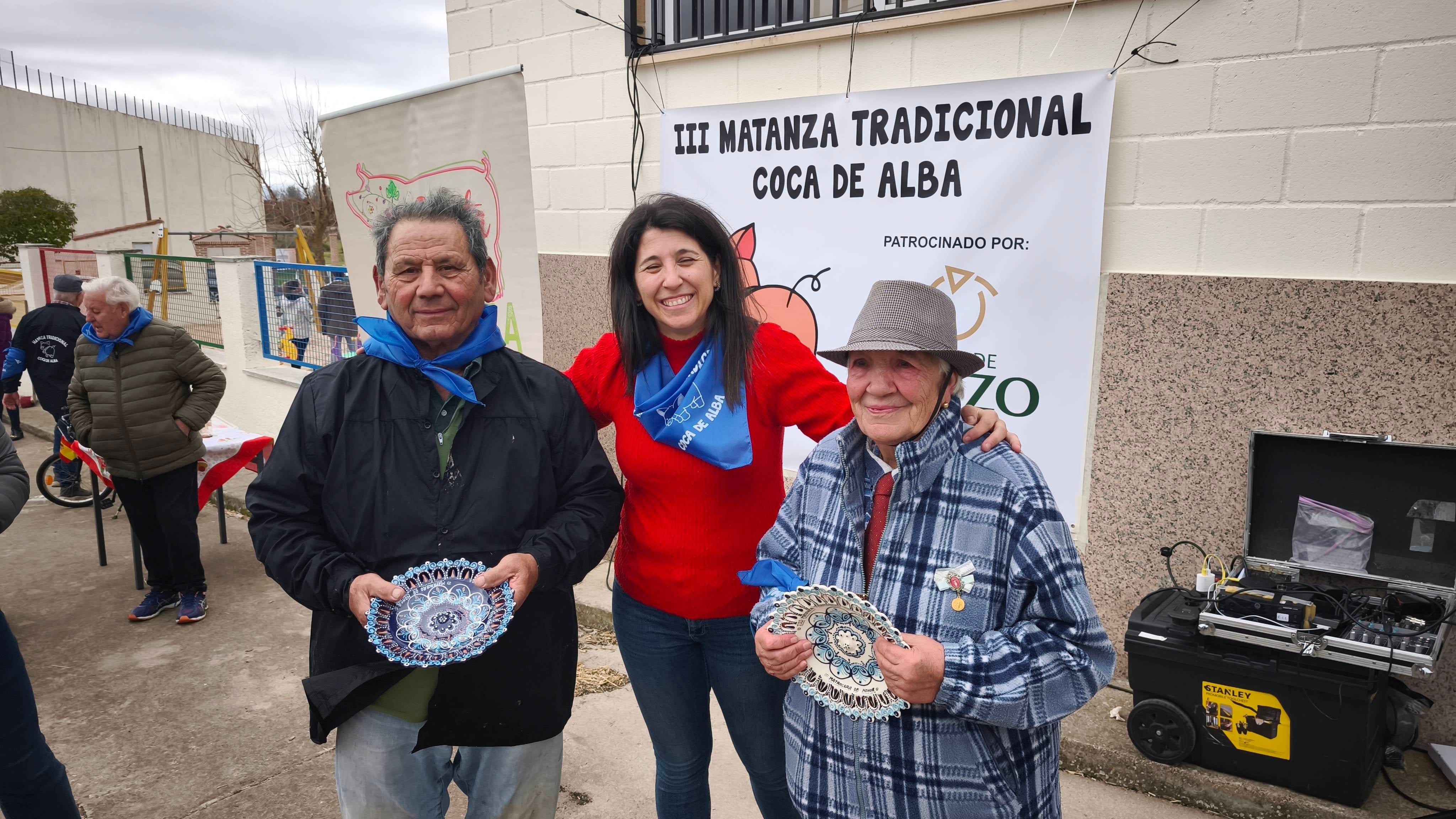 Homenaje a los más sabios en Coca de Alba