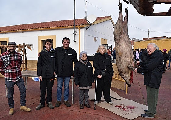 Vecinos de La Maya en la matanza.