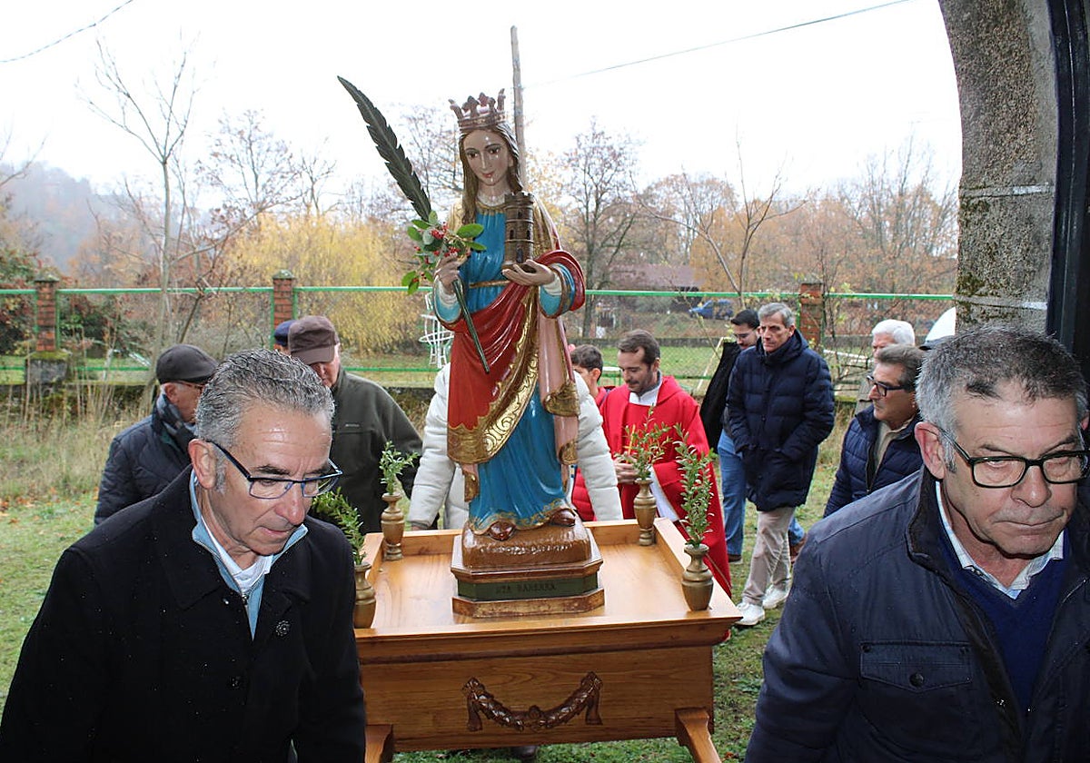 Santa Bárbara celebra su día de fiesta