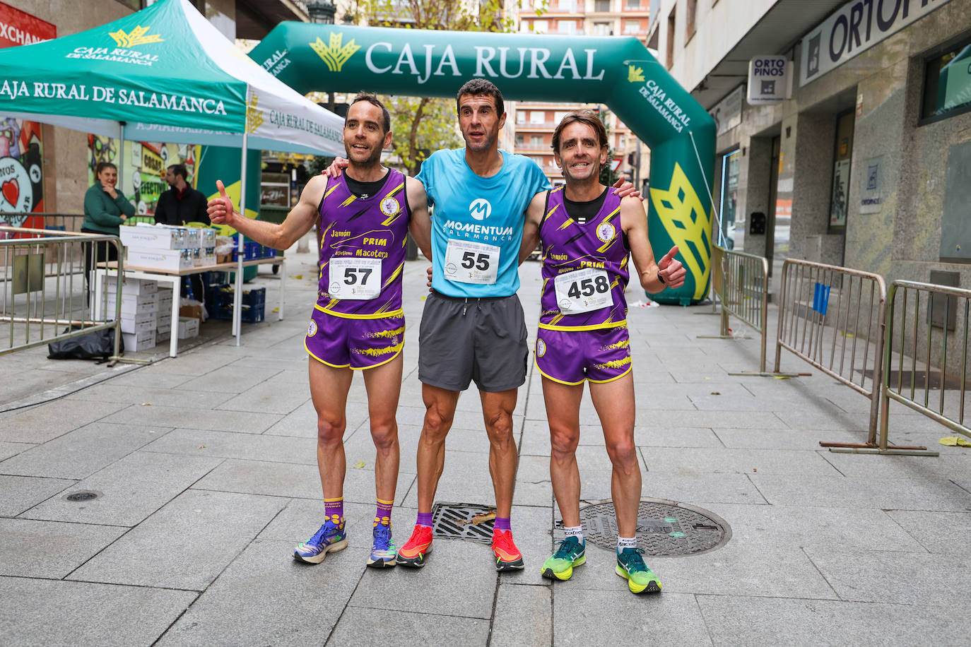 Salamanca corre con sus médicos y Javier Alves y Verónica Sánchez son los más rápidos