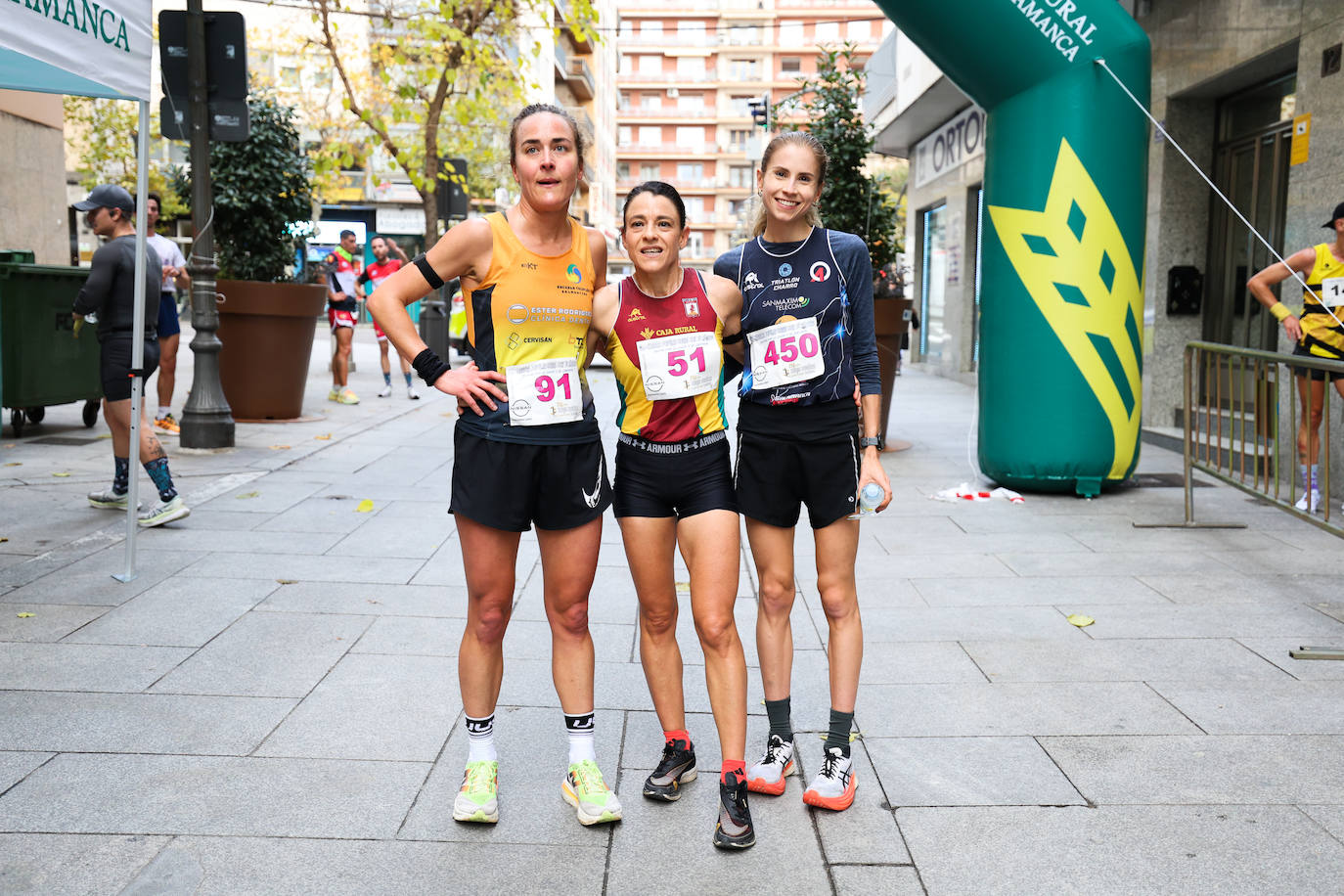 Salamanca corre con sus médicos y Javier Alves y Verónica Sánchez son los más rápidos