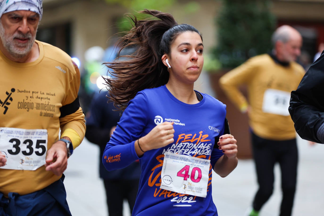 Salamanca corre con sus médicos y Javier Alves y Verónica Sánchez son los más rápidos