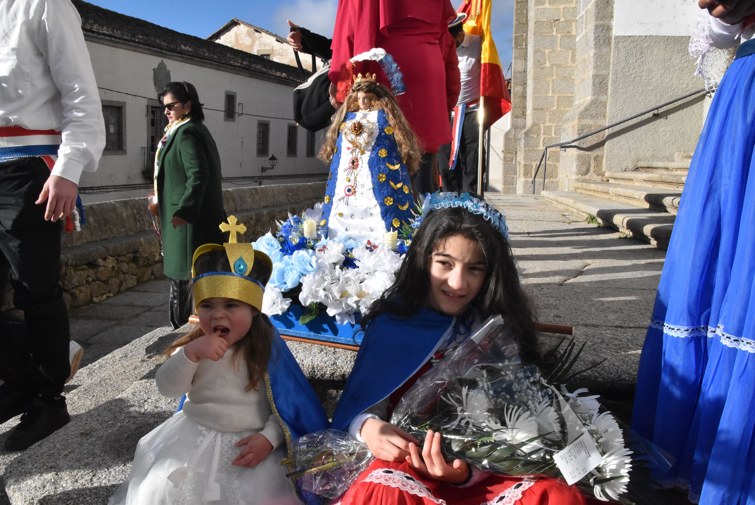 Procesión con la Virgen de Caacupé en Béjar