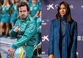 Fernando Alonso y Melissa Jiménez.