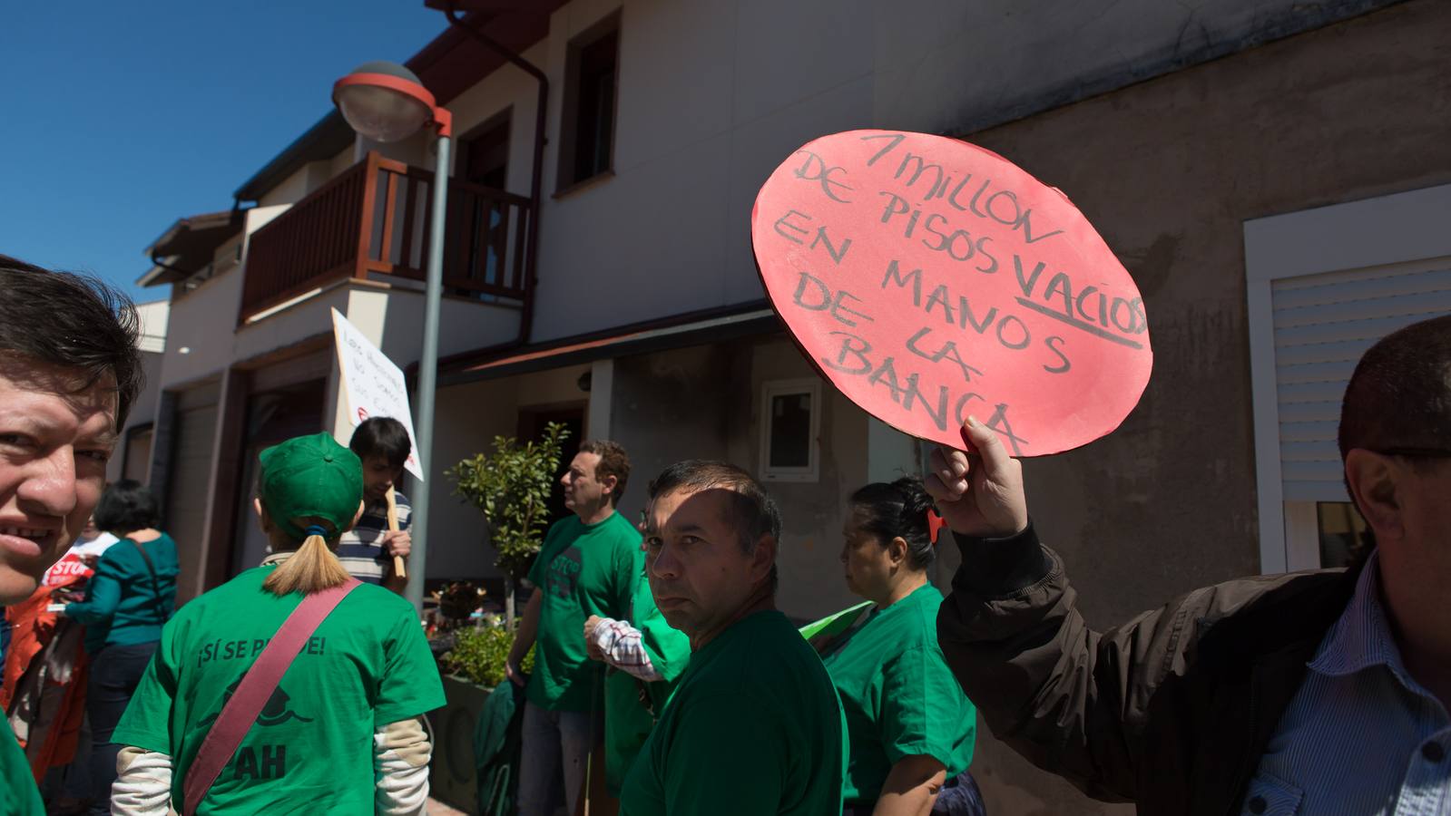 Paralizado un desahucio en Leiva