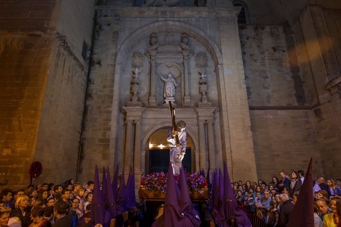 Procesión del Nazareno y el Encuentro en Logroño