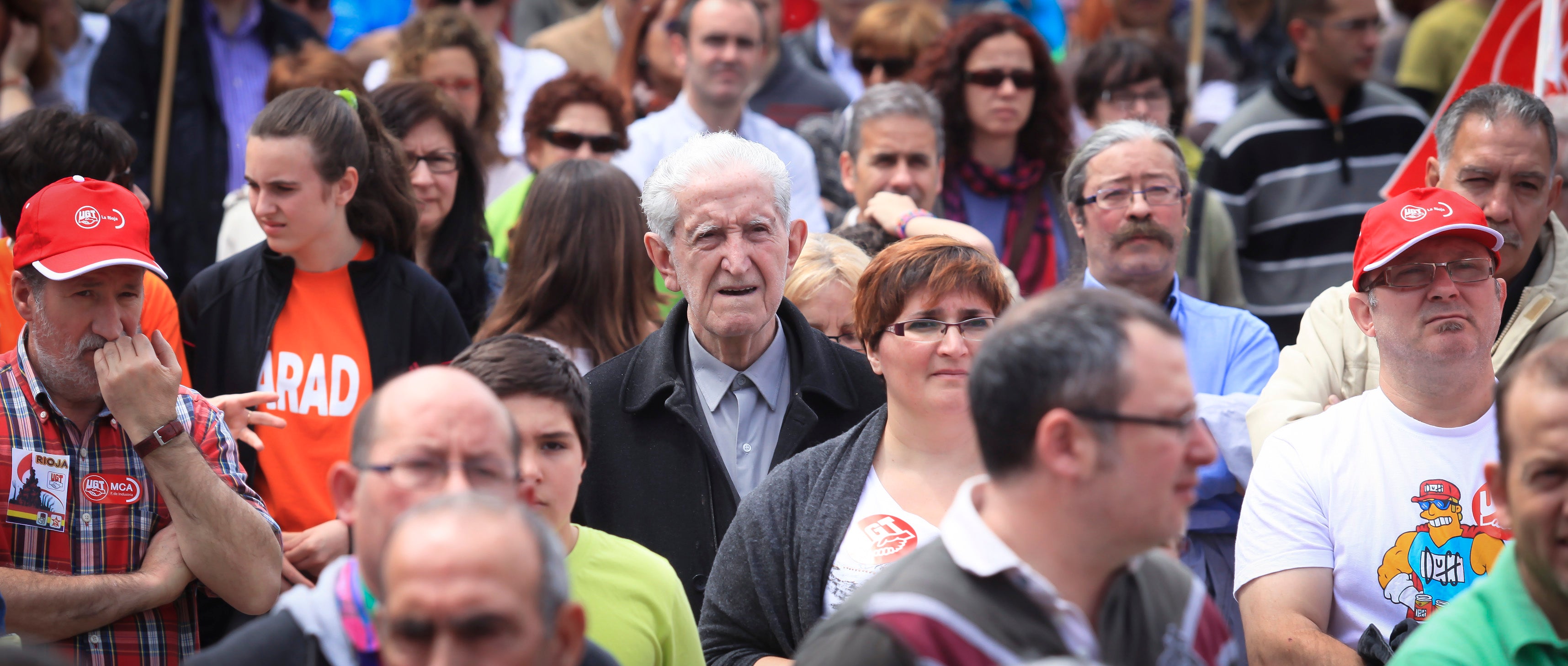 Manifestación en Logroño del Primero de Mayo