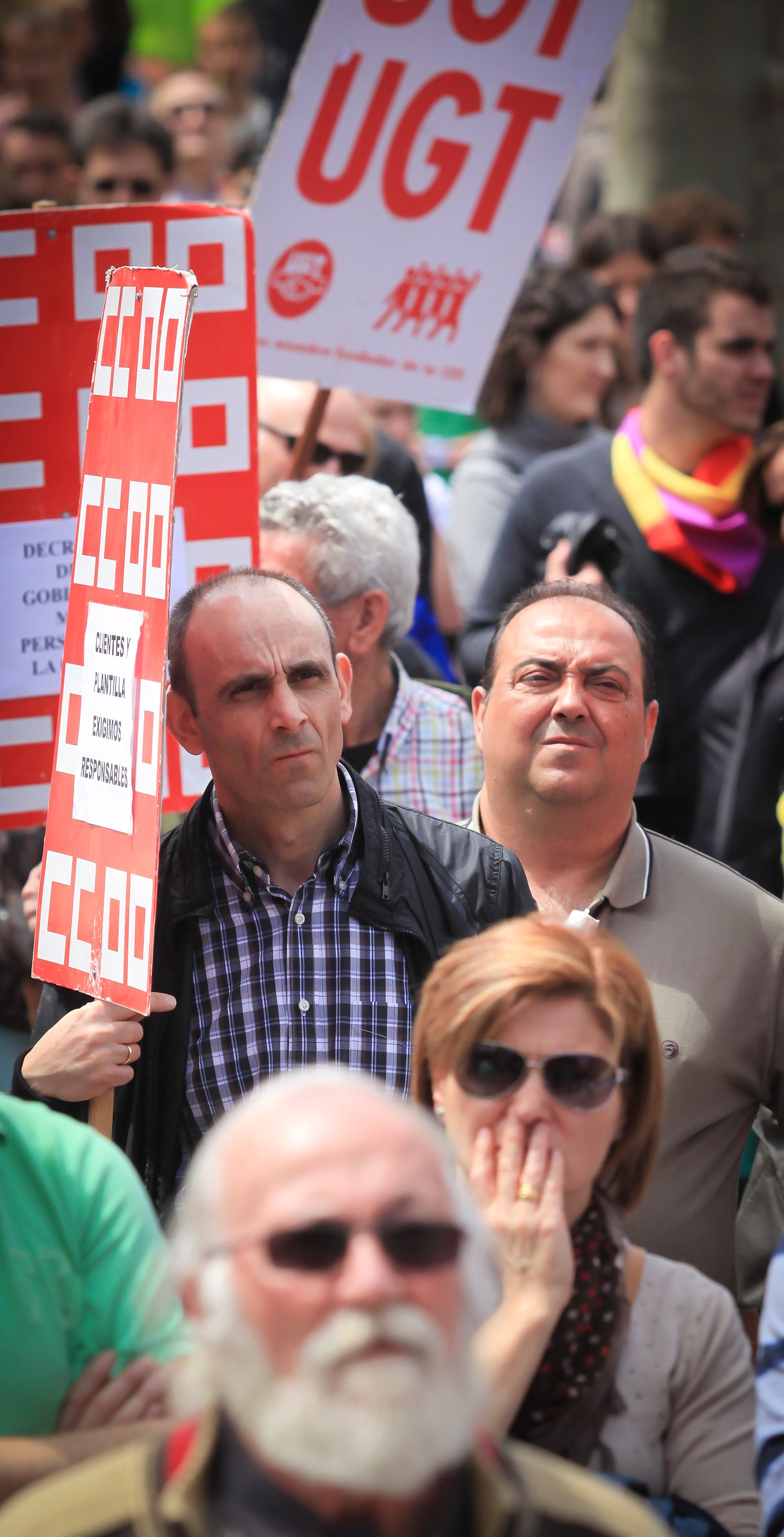 Manifestación en Logroño del Primero de Mayo