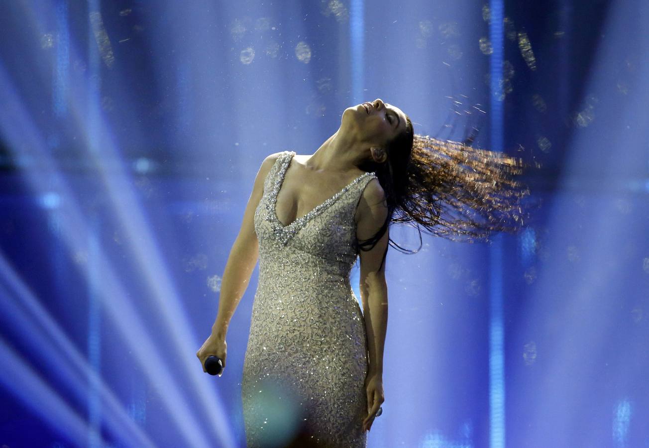 Ruth Lorenzo, espectacular durante su actuación