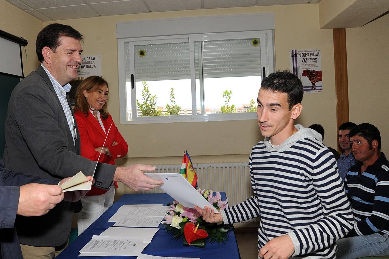 Entrega de diplomas de los jóvenes agricultores