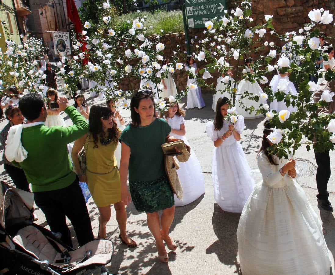 Las Doncellas procesionan en Sorzano