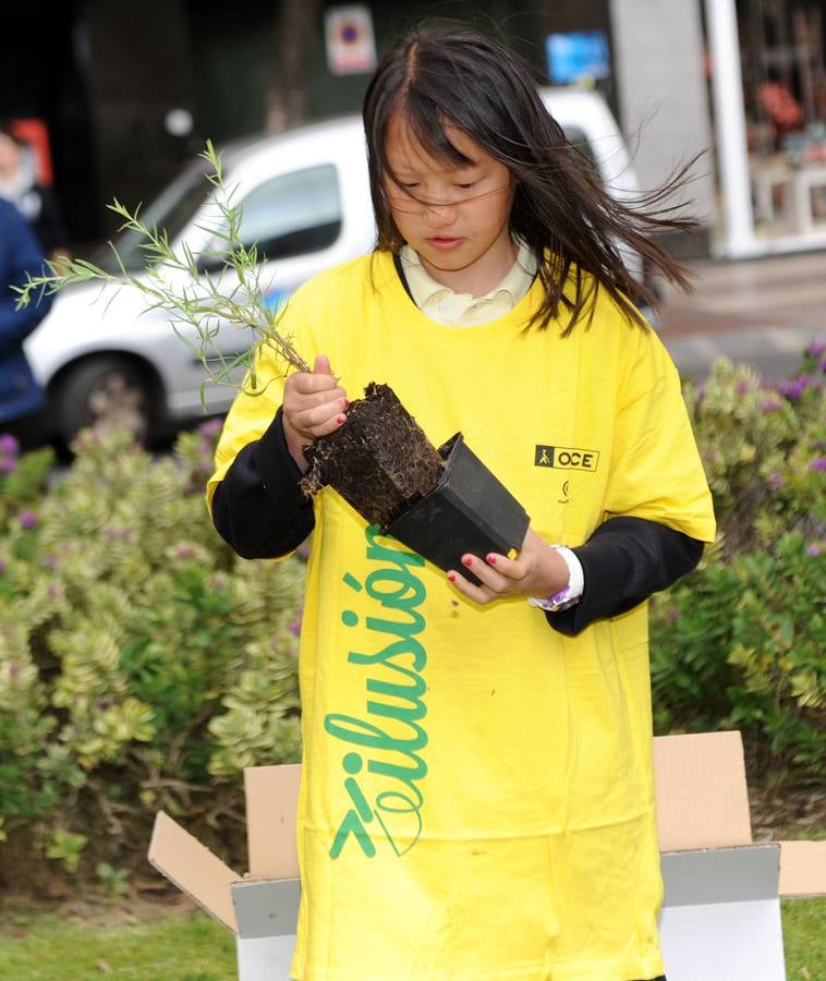 Escolares del Colegio Salesianos Los Boscos siembran la &#039;Planta de la Ilusión&#039;