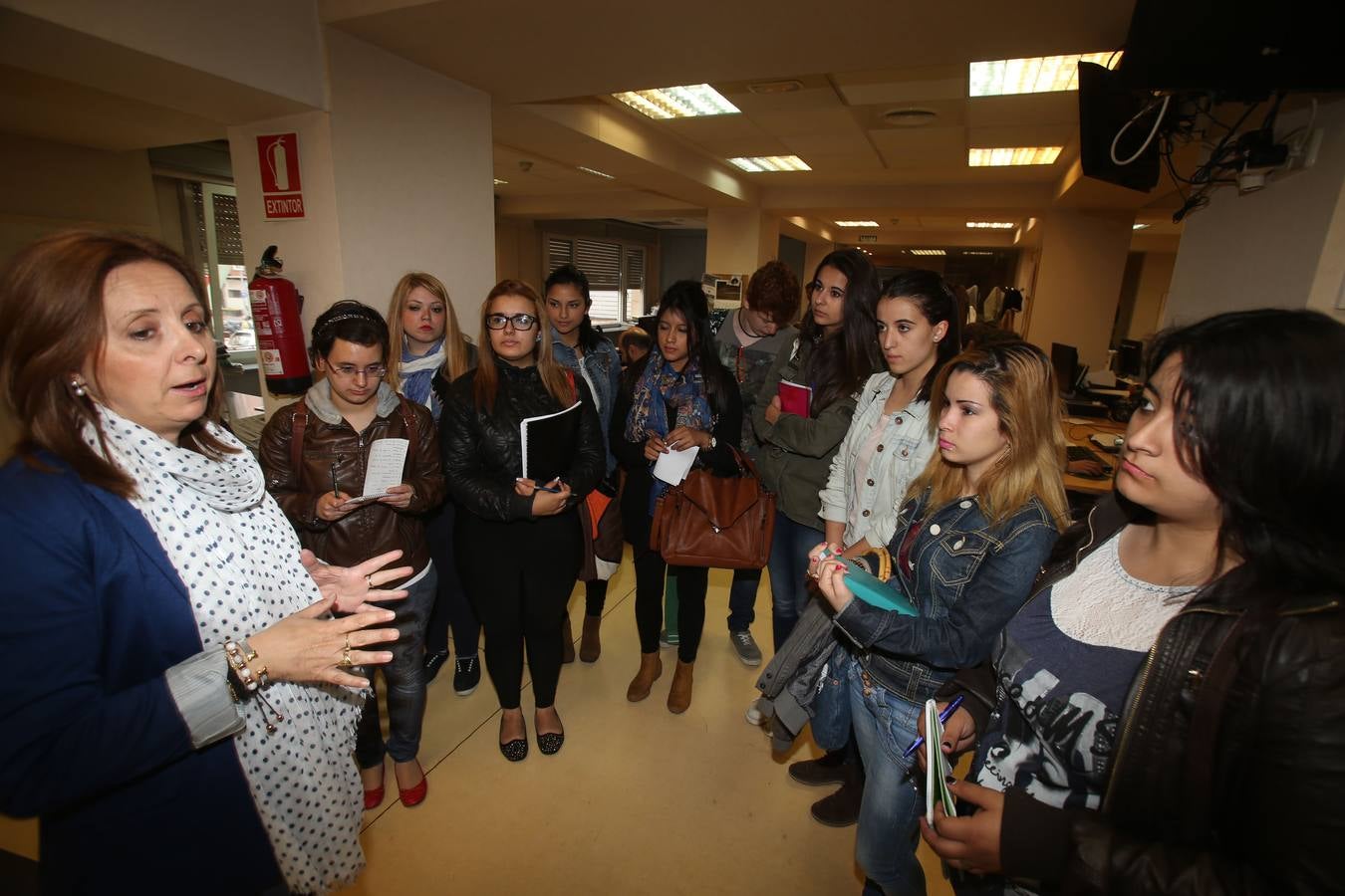 Visita del Centro de Formación Profesional La Planilla de Calahorra