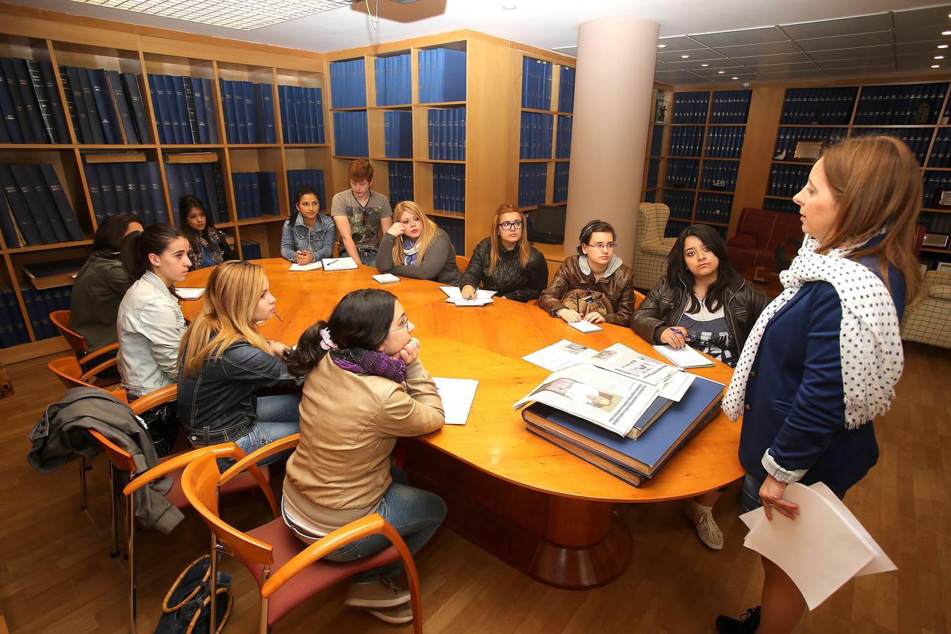 Visita del Centro de Formación Profesional La Planilla de Calahorra