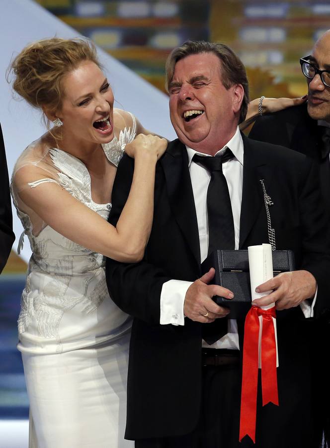 Timothy Spall, tras recoger el premio a mejor actor