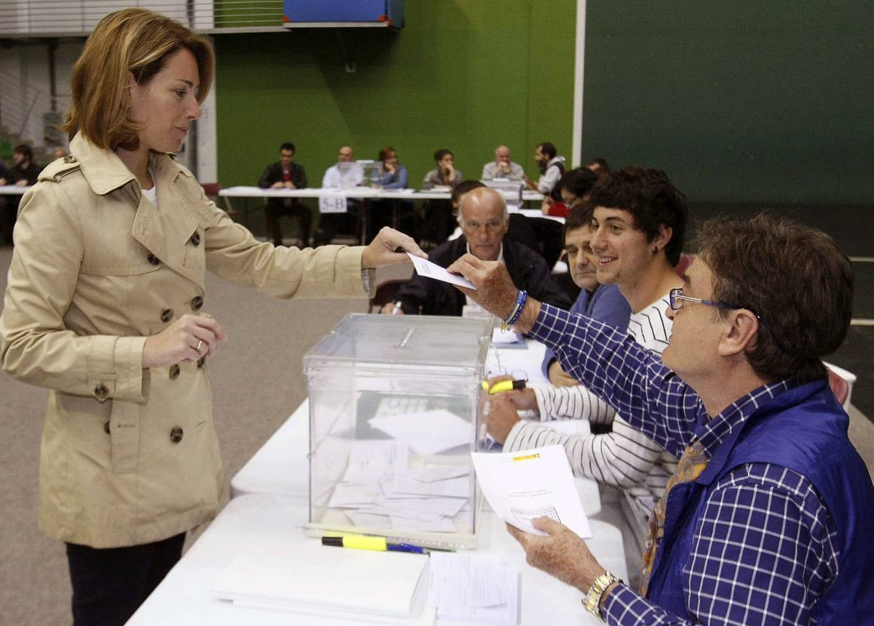 La presidenta del PP del País Vasco, Arantza Quiroga.