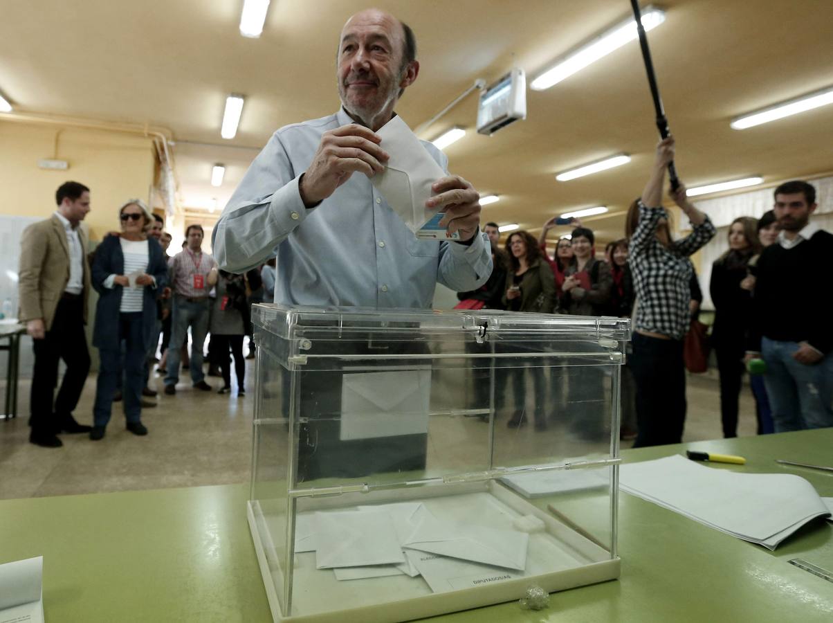 El secretario general del PSOE, Alfredo Pérez Rubalcaba.