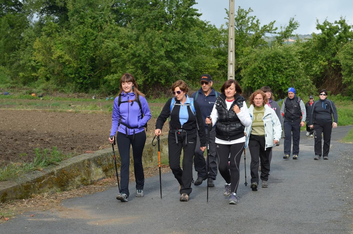 Marcha por los pueblos de Ocón