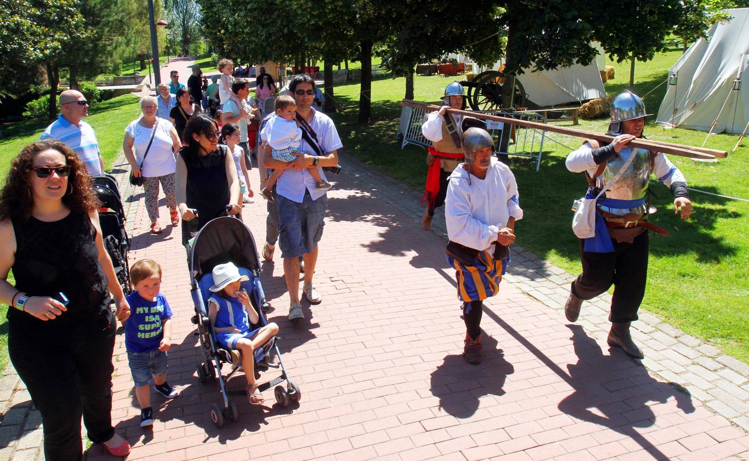 Campamento de la milicia logroñesa