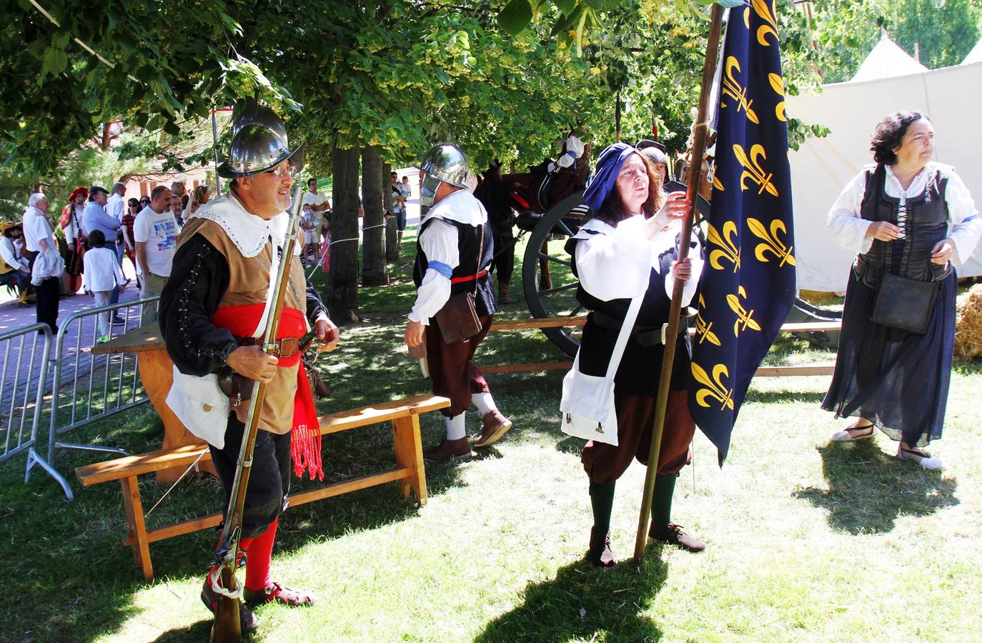 Campamento de la milicia logroñesa