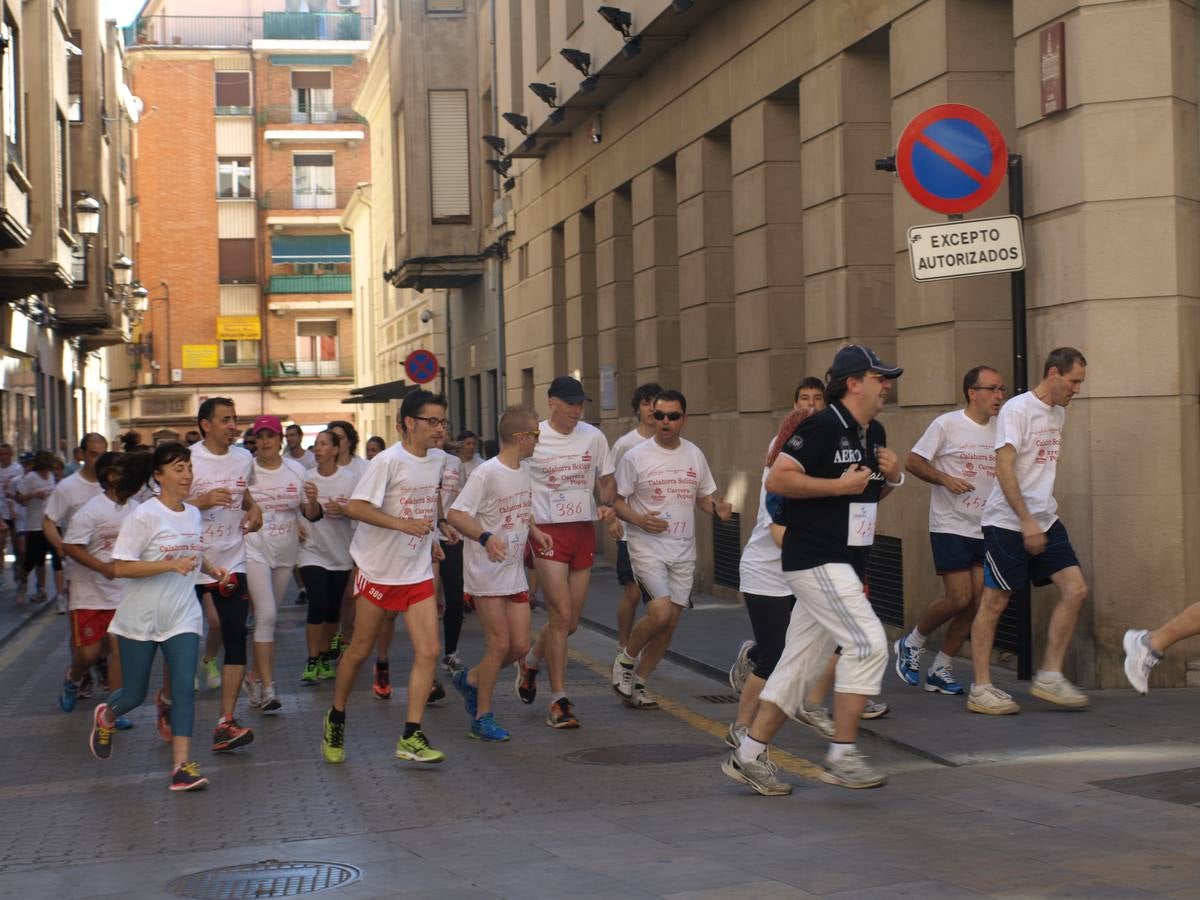 Marcha solidaria de Cáritas en Calahorra