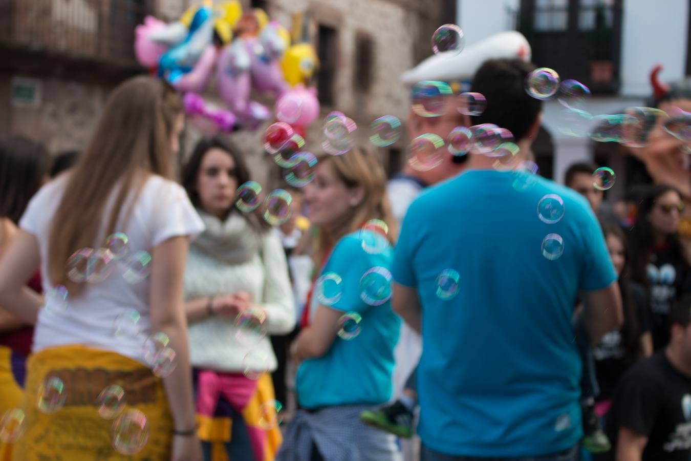 Primer día de las fiestas por Santa Bárbara en Ezcaray