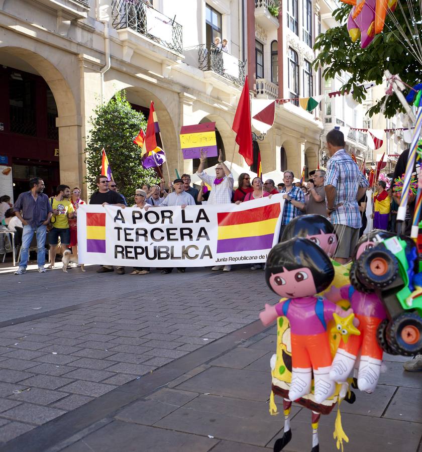 Unas 400 personas se reúnen en Logroño &#039;por la consulta ciudadana&#039; sobre la República