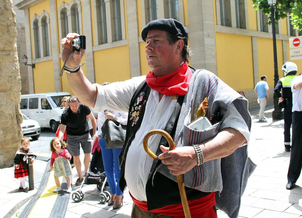 Los niños, protagonistas de la fiesta en las calles de Logroño