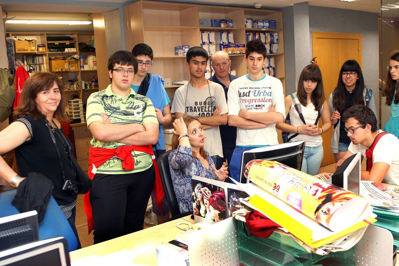Alumnos del IES Samaniego de Laguardia visitan las instalaciones de La Rioja